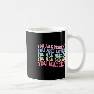 You Kindness Be Kind Groovy Mental Health Awarenes Coffee Mug