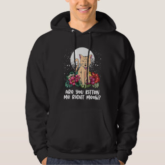 You Kitten Me Right  Cat  Humor Cat Themed Hoodie