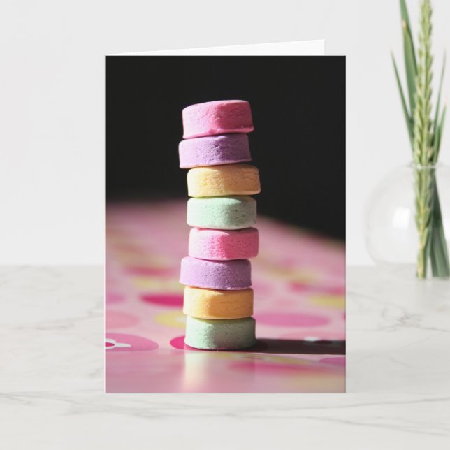 You knock me over! holiday card (Front)