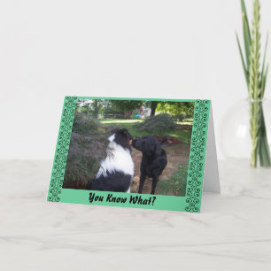 You Know What?, I MISS YOUR KISSES!! Card