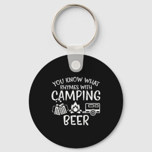 You Know What Rhymes With Camng Funny Camper Dad M Key Ring