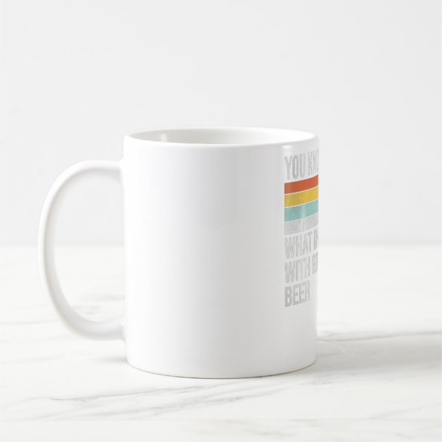 You Know What Rhymes With Golf And Beer Pullover  Coffee Mug (Left)
