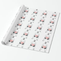 You Know You Want Me Fat Man Wrapping Paper