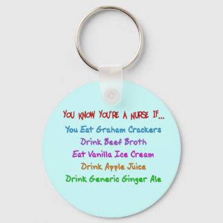 You Know You're A Nurse IF... Key Ring