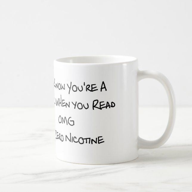 You Know You're a Vaper 11 oz Classic White Mug (Right)