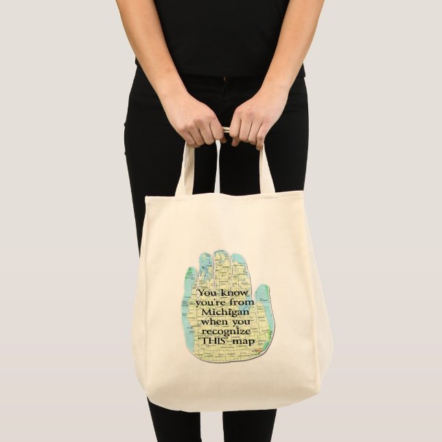 You Know You're From Michigan When Tote Bag (Front (Product))
