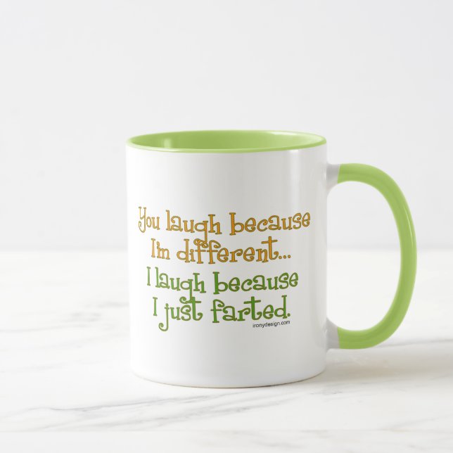You Laugh Because I'm Different, I Laugh Because I Mug (Right)