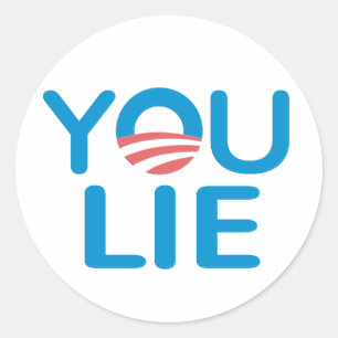 You Lie Anti-Obama Sticker