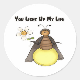 You Light Up My Life Classic Round Sticker