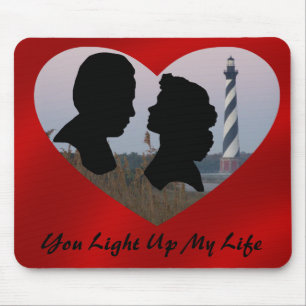 YOU LIGHT UP MY LIFE-MOUSEPAD MOUSE PAD