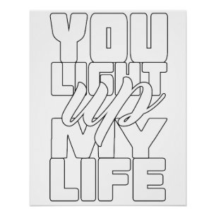 You Light Up My Life Poster