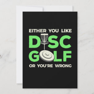 You Like Disc Golf Invitation