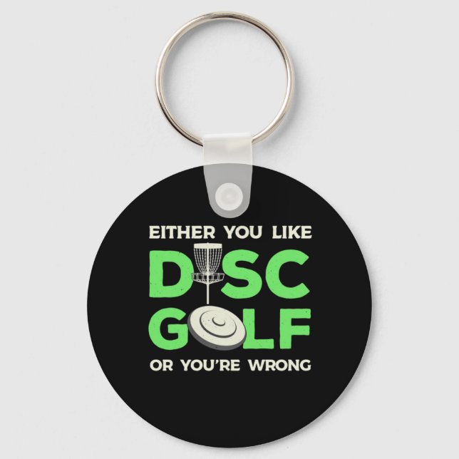 You Like Disc Golf Key Ring (Front)