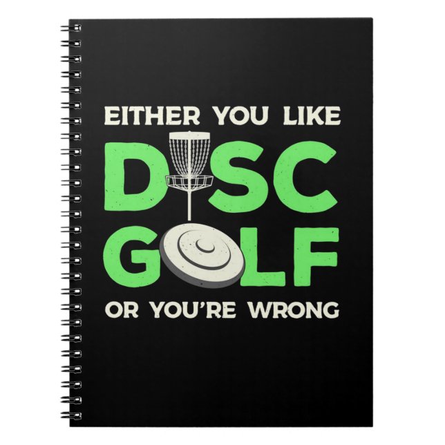 You Like Disc Golf Notebook (Front)