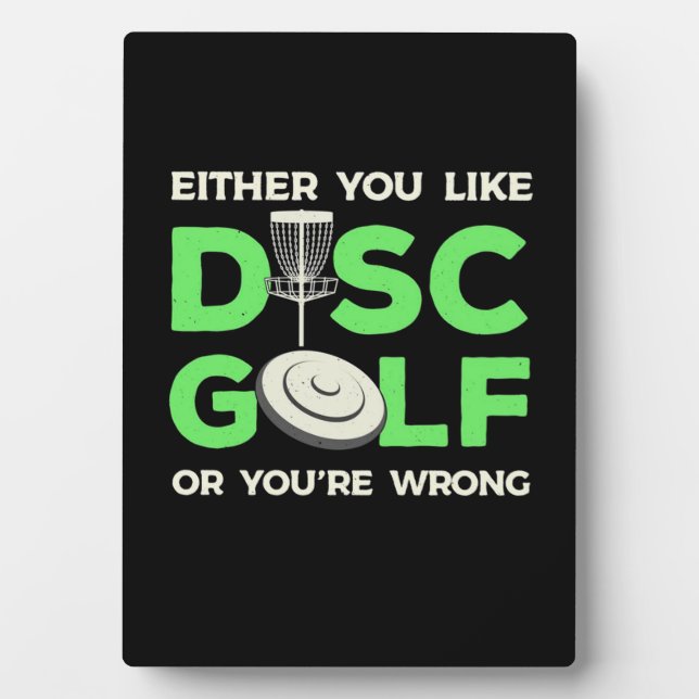 You Like Disc Golf Plaque (Front)