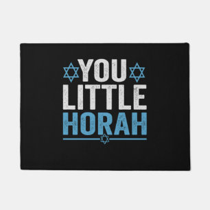 You Little Horah Hanukkah Funny Jewish Saying Gift Doormat