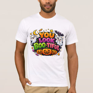 YOU LOOK BOO-TIFUL Cute Halloween Ghost T-Shirt