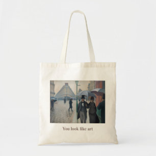 “You Look Like Art” Aesthetic Tote Bag – Vintage