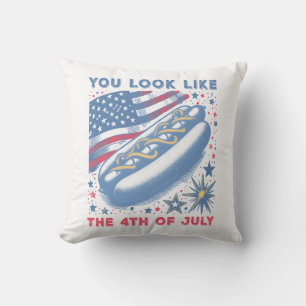 You Look Like The 4th Of July Hot Dog Viral Sloth Cushion
