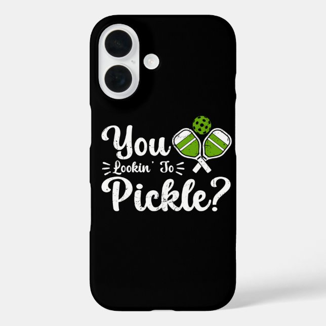 You Lookin to Pickle Pickleball Player Funny  Case-Mate iPhone Case (Back)