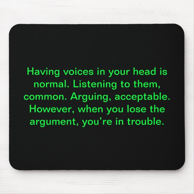 You Loose! - Funny Quote Mousepad (Front)