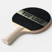 You Lose Smack Talk Ping Pong Paddle (Front Angle)