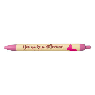 You make a Difference  Black Ink Pen