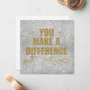 You Make A Difference  Card