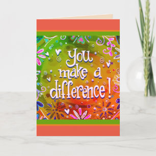 ‘You Make a Difference’ Inspirivity Card
