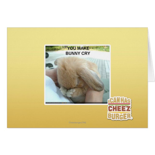 You make bunny cry (Front Horizontal)