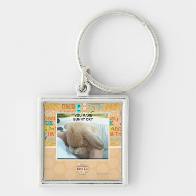 You make bunny cry key ring (Front)