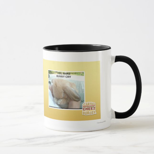 You make bunny cry mug (Right)
