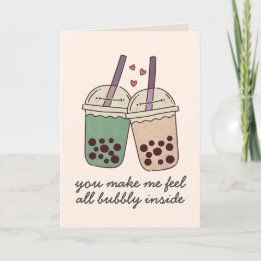 You Make Me Feel All Bubbly Inside Custom Announcement