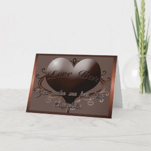 You Make Me Feel Like Chocolate Holiday Card