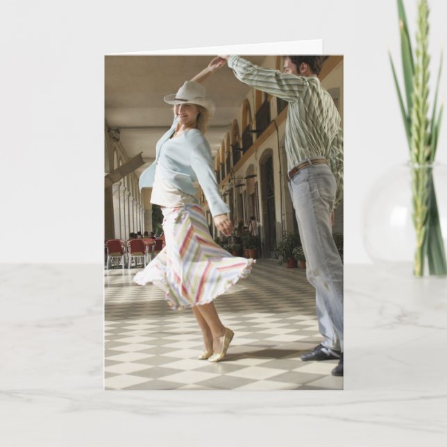 You make me feel like dancing holiday card (Front)