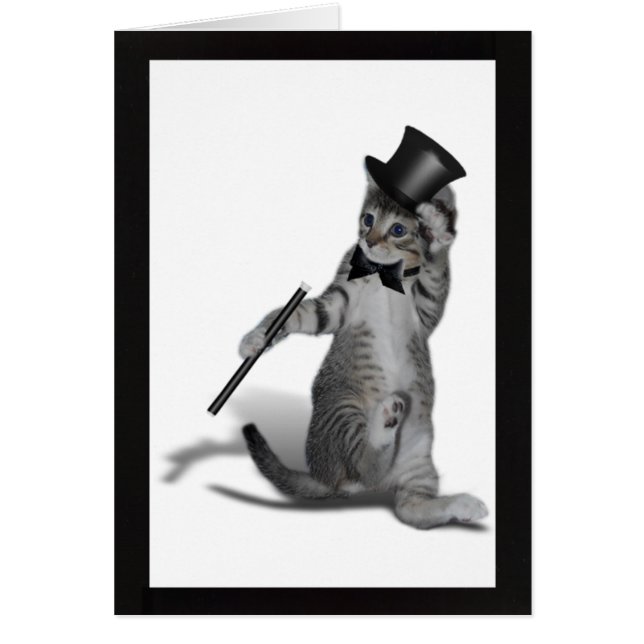 You make me feel like Dancing! Tap Dancing Cat (Front)