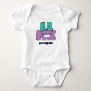 You Make Me Smile! Baby Bodysuit