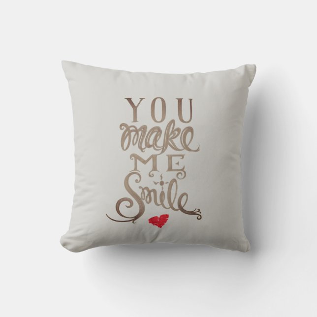 You Make Me Smile - Pillow (Front)