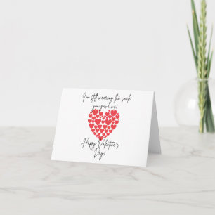 You make me smile Valentines Card