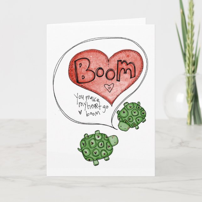 you make my heart card (Front)