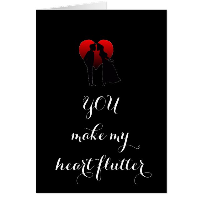"YOU MAKE MY HEART FLUTTER" (Front)