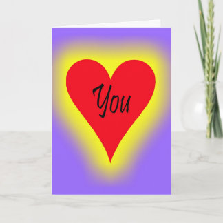 You Make My Heart Glow Greeting Card