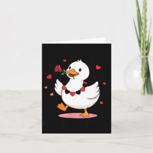 You Make My Heart Go Honk Funny Goose Valentine’s Card