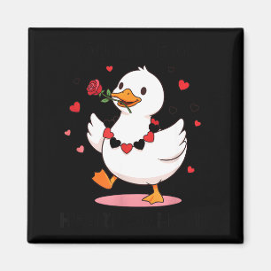 You Make My Heart Go Honk Funny Goose Valentine’s  Magnet