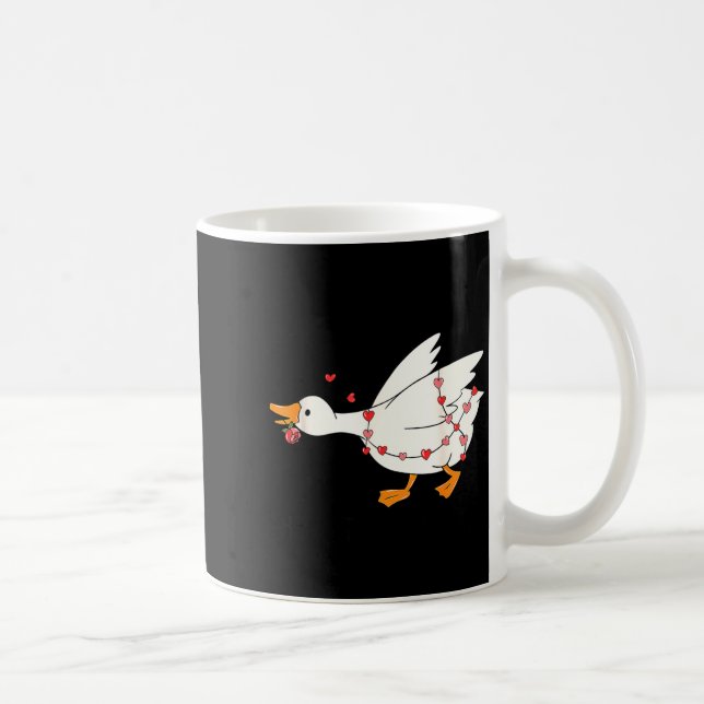 You Make My Heart Go Honk Goose Valentine  Coffee Mug (Right)