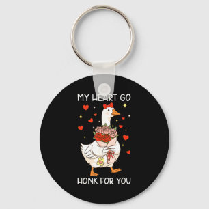 You Make My Heart Go Honk My Heart Go Honk For You Key Ring