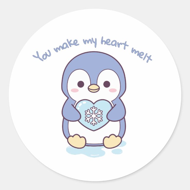 You Make My Heart Melt Sticker (Front)