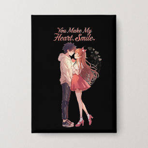 You Make My Heart Smile Anime Couple T-Shirt