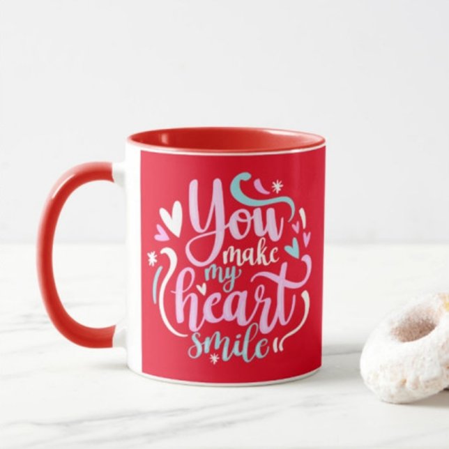 You Make My heart Smile Coffee Mug (Creator Uploaded)