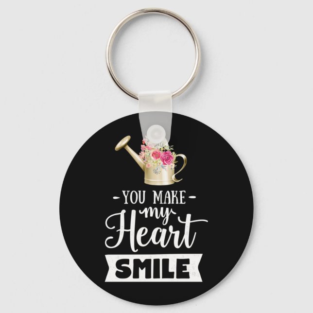 You Make My Heart Smile Key Ring (Front)